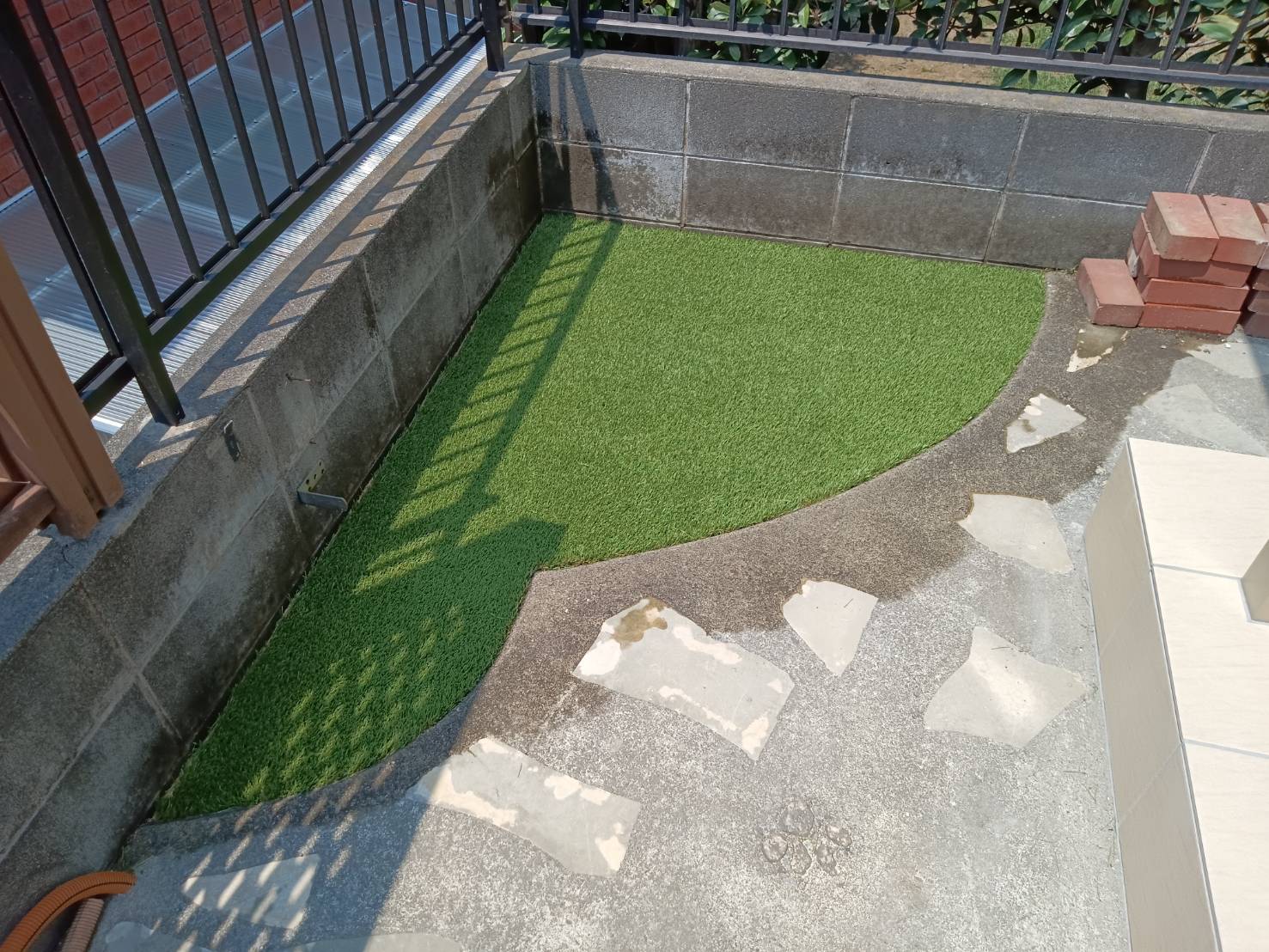 わんちゃんのための安心安全なお庭