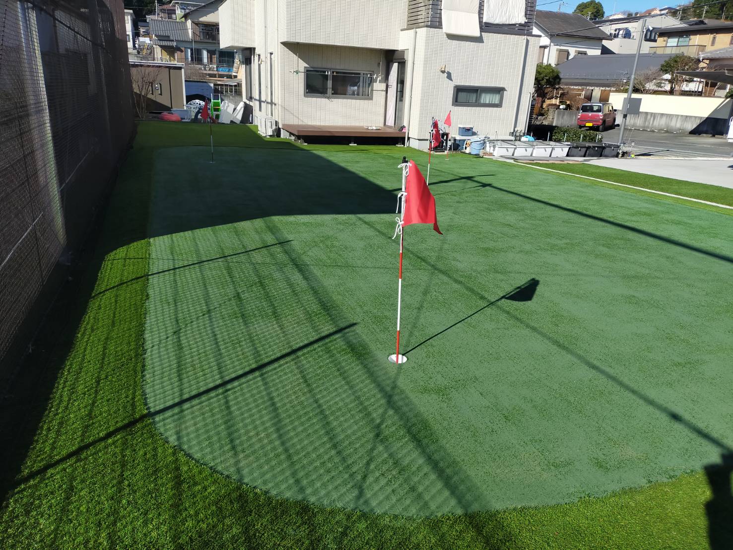 本格的なパッティンググリーン